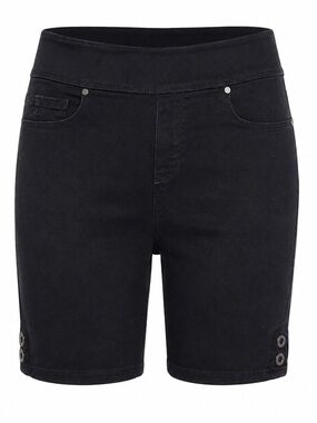 Gloria Vanderbilt Amanda Black Slimming Effect Bermuda Shorts | Women’s Size: 8P